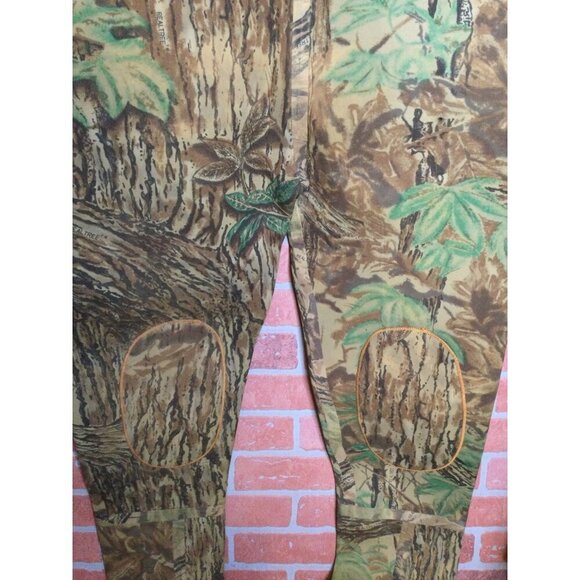 Vintage Cabelas Camouflage Neoprene & Nylon Jersey Chest Waders XXL Footed Realt - Picture 4 of 6